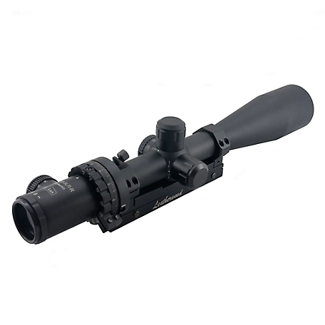 Hi-Lux Optics Automatic Ranging Trajectory M1200 6-24X50 Rifle Scope, Red, XLR Reticle