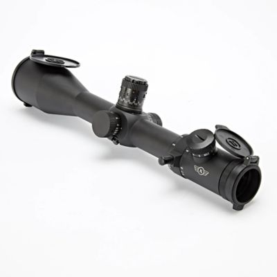 Image showing  Uni-Dial 5-30X56 Rifle Scope, Green, 34mm Tube, Adjustable Ballistic Turret, SFP