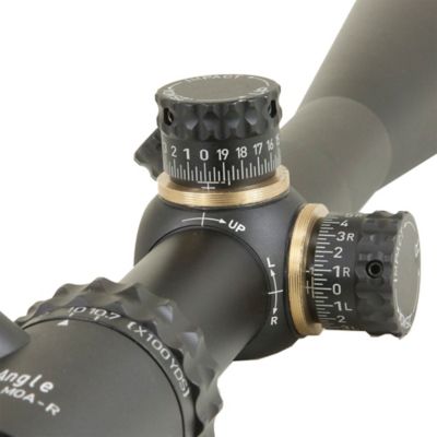 Image showing  Top Angle 7-30X50 Rifle Scope, Red, 30mm Main Tube, SFP, MOA Ranging Reticle