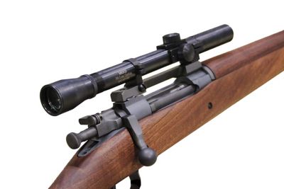 Image showing  Malcolm M82G2.5X Riflescope, 7/8 in. Main Tube, Post Reticle