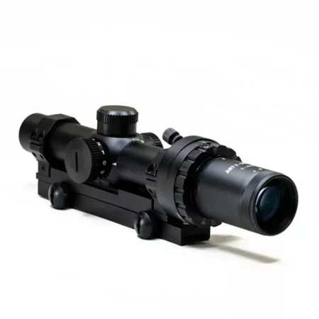 Hi-Lux Optics 1x-4x 24mm Auto Scope X-BOW Crossbow Trajectory Green Duplex Dot Crossbow Scopes