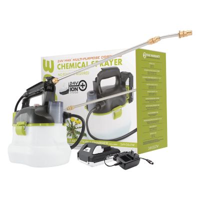 Image showing  1 gal. 24V iON+ Cordless Multi-Purpose Chemical Sprayer Kit, 72.5 PSI, 1.3Ah Battery and Charger Included