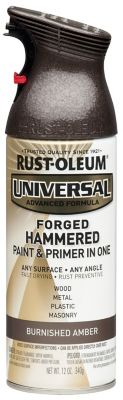 Rust-Oleum 12 oz. Burnished Amber Universal All-Surface Forged Hammered Spray Paint