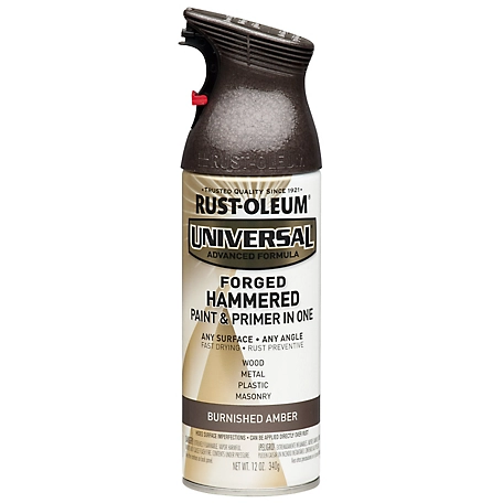 Rust-Oleum 12 oz. Burnished Amber Universal All-Surface Forged Hammered Spray Paint