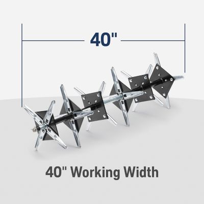 Image showing  Tow-Behind Easy Hitch Plug Aerator for Riding Lawn Mowers