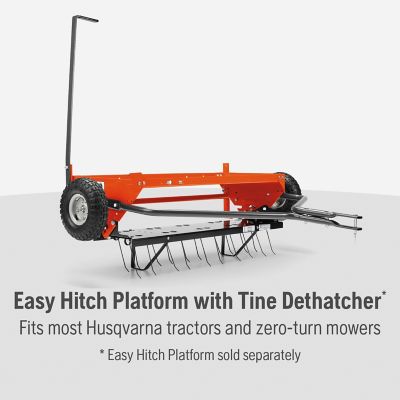 Image showing  Tow-Behind SL40 Easy Hitch Tine Dethatcher for Riding Mowers