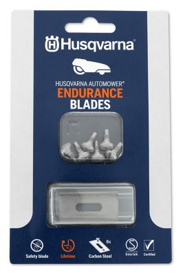 Husqvarna Lawn Mower Blades for Husqvarna Automower Mowers, 6-Pack