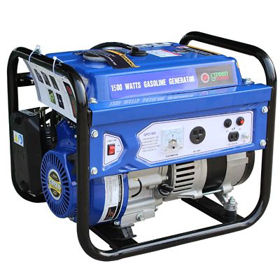 Image showing  1,500/1,200-Watt Gasoline Powered Portable Generator, 18.7 in. x 14.5 in. x 15.6 in.