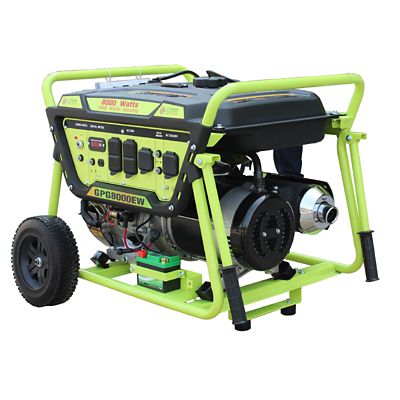 Image showing  8,000/6,500-Watt Gasoline Powered Portable Generator, Electric Start, Lithium Battery, LTC OVH Engine