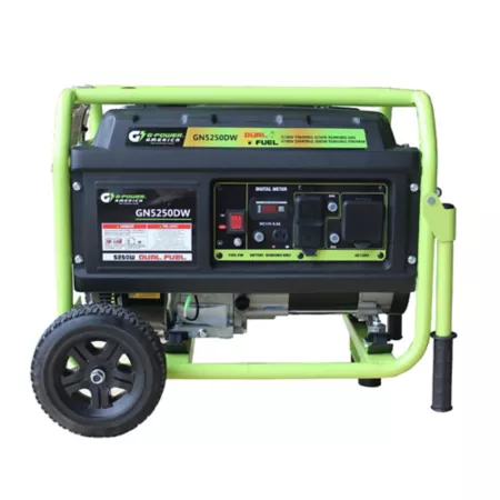 Green-Power America 5 250/4 250-Watt Dual-Fuel Portable Generator 223cc LCT Pro Engine 70dB Portable Generators