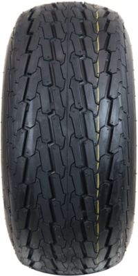 Image showing  18.5x8.5-8 6PR Boat Trailer Tire and 8x7 4-4. Wheel Assembly, 2.81 in. Center Bore, 2 mm Offset, White