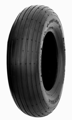 Hi-Run Lawn and Garden Tire, 4.80/4.00-8 4PR, Rib Tread