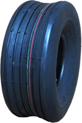 Hi-Run Lawn and Garden Tire, 11 x 4.00-5 4PR, Rib Tread