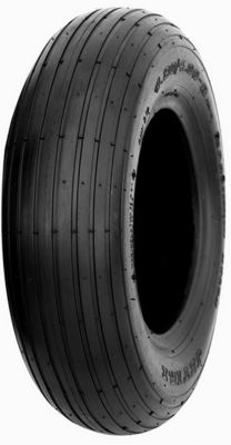 Image showing  4.80/4.00-8 4PR Wheelbarrow Tire Assembly, Rib Tire and Wheel
