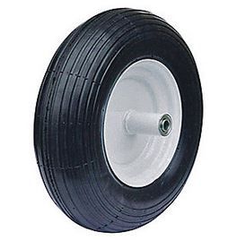 Image showing  4.80/4.00-8 4PR Wheelbarrow Tire Assembly, Rib Tire and Wheel