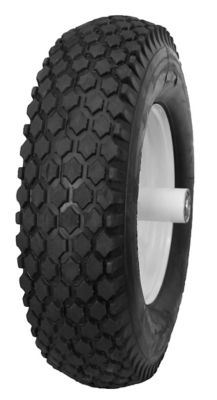 Image showing  4.10/3.50-4 4.10/3.50-4 4PR Wheelbarrow Tire Assembly, Stud Tire and Wheel