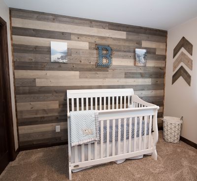 Image showing  Gray Wood Wall Paneling, 5-3/8 in. x 48 in.