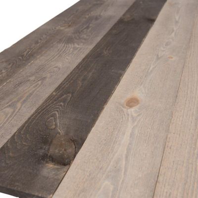 Image showing  Gray Wood Wall Paneling, 5-3/8 in. x 48 in.