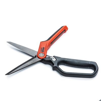 Image showing  11 in. Full Metal Heavy-Duty Titanium-Coated Single Ring Tradesman Shears
