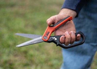 Image showing 5 th Crescent WISS 11 in. Heavy-Duty Titanium Coated Single Ring Tradesman Shears