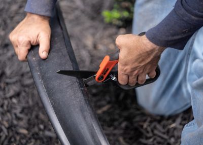 Image showing 6 th Crescent WISS 11 in. Heavy-Duty Titanium Coated Single Ring Tradesman Shears