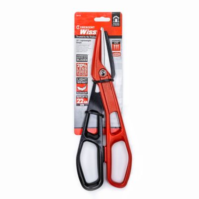 Image showing 5 th Crescent WISS 12 in. Lightweight Aluminum Tinner Snips