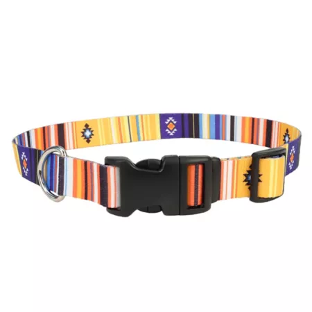 Aztec Striped Retriever Adjustable Dog Collar Dog Basic Collars