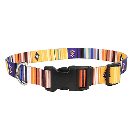 Retriever Adjustable Aztec Stripes Dog Collar