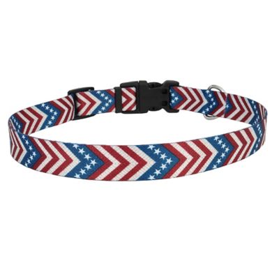 Image showing  Adjustable Patriotic Chevron Dog Collar