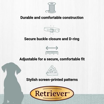 Image showing  Adjustable Orange Pink Flower Ribbon Overlay Dog Collar