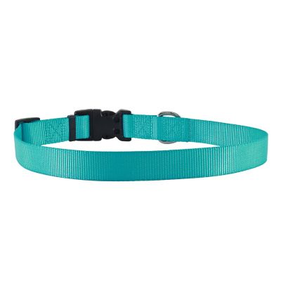 Image showing  Solid Color Adjustable Dog Collar with Plastic Buckle