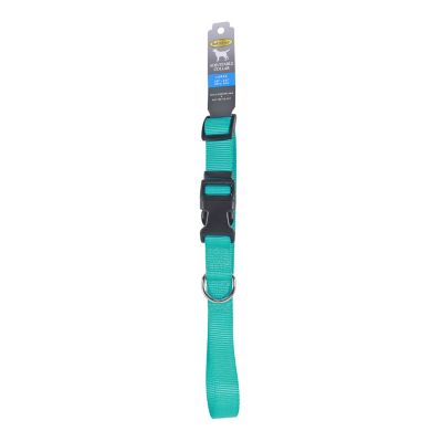 Image showing  Solid Color Adjustable Dog Collar with Plastic Buckle