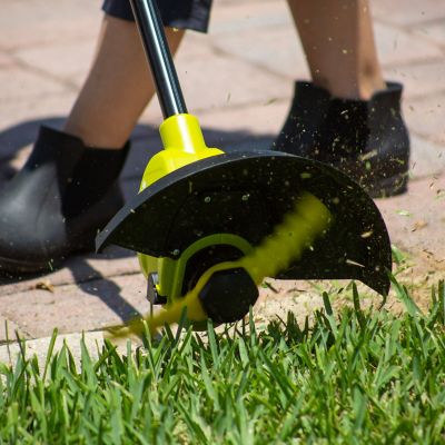 Image showing  iON+ SharperBlade 10 in. 24V Straight Shaft Cordless Stringless Lawn Trimmer, Battery and Charger Not Included