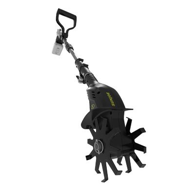 Image showing  4.25 in. 24V iON+ Cordless Garden Tiller and Cultivator Kit with 2.0-Ah Battery and Charger