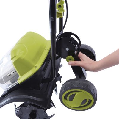 Image showing  14 in. 24V iON+ Cordless Garden Tiller and Cultivator Kit with 2 x 2 Ah Batteries and Charger