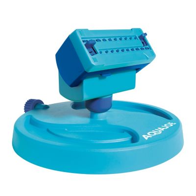 Aqua Joe 4,250 sq. ft. 20-Nozzle Max Coverage Adjustable Gear Driven Oscillating Sprinkler on Sled Base