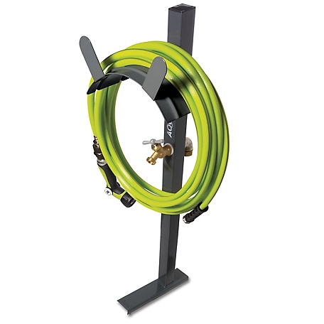 Sun Joe 125 ft. Garden Hose Stand with Brass Faucet, Gray at Tractor Supply  Co.