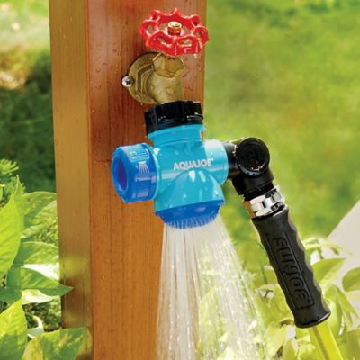 Image showing  3/4 in. Multifunction Outdoor Faucet and Garden Hose Tap Connector