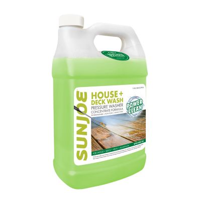 Sun Joe 128 oz. House and Deck All-Purpose Pressure Washer Rated Concentrated Cleaner, Clear