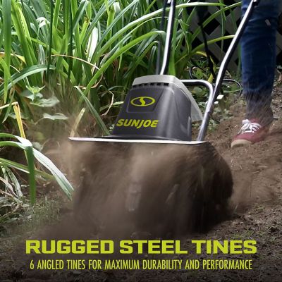 Image showing  16 in. 6-Tine Electric 13.5A Garden Tiller and Cultivator