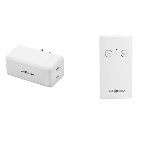 Link2Home Outdoor Weatherproof Wireless Remote Control Double Outlets, 100  ft. Range, Pre-Programmed at Tractor Supply Co.