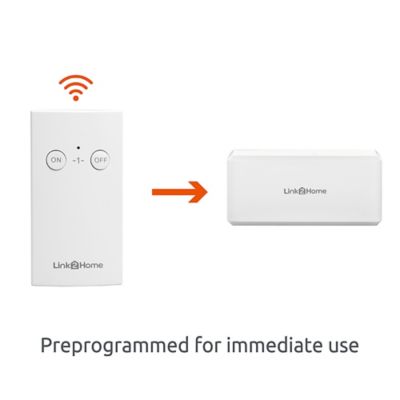 Image showing  10A 1-Outlet Wireless Remote Control Compact Side Plug Light Switch Outlet