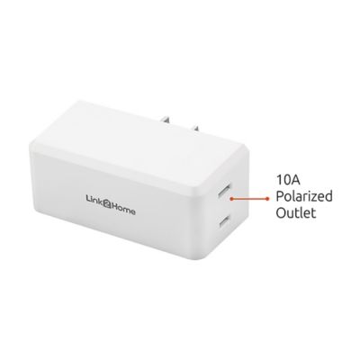 Image showing  10A 1-Outlet Wireless Remote Control Compact Side Plug Light Switch Outlet