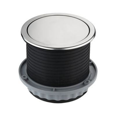 Image showing 7 th Link2Home 15A 3-Outlet Space Saver Pop-Up Outlet with 2 USB Ports