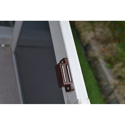 Image showing 6 th Coop King Modern Polycarbonate Chicken Coop with Attached Run and Metal Pull-Out Tray