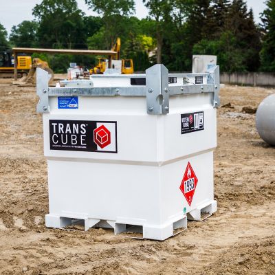 Image showing  10TCG: TransCube Transportable, Double Walled 251 US Gallon Diesel Storage Tank with Level Gauge
