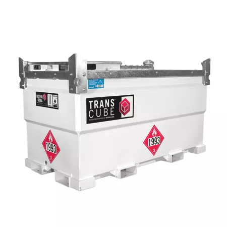 Western Global 20TCG: TransCube 552 US Gallon Double Wall Transportable Diesel Storage Tank with Level Gauge Fuel Transfer Tanks