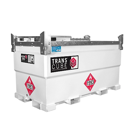 Western Global 20TCG: TransCube Transportable, Double Walled 552 US Gallon Diesel Storage Tank with Level Gauge