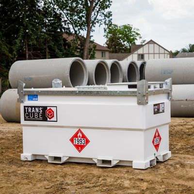 Image showing  20TCG: TransCube Transportable, Double Walled 552 US Gallon Diesel Storage Tank with Level Gauge
