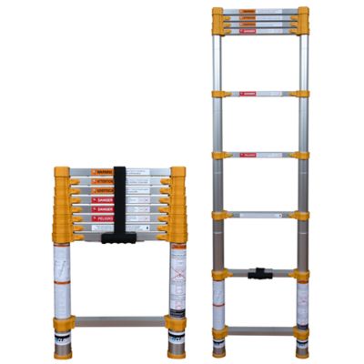 Xtend & Climb 8.5 FT. Aluminum Telescoping Extension Ladder (12.5 FT. Reach Height), 250 lbs. Load Capacity Type 1 Duty Rating